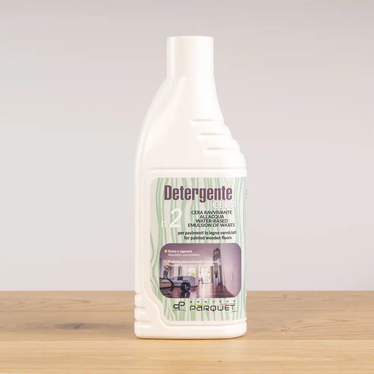 Detergente Cera 2 per parquet verniciati  Gravina Parquet Group –  gravinaparquetshop