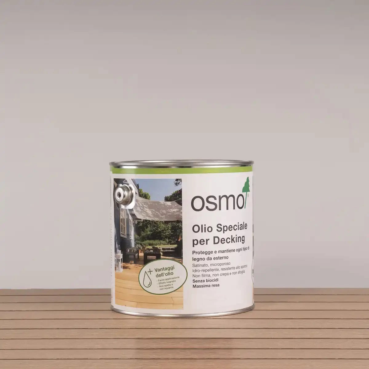 OSMO 3073 ACEITE CERA COLOREADO – TIERRA 2,5 (Lts) – Pisos De Madera